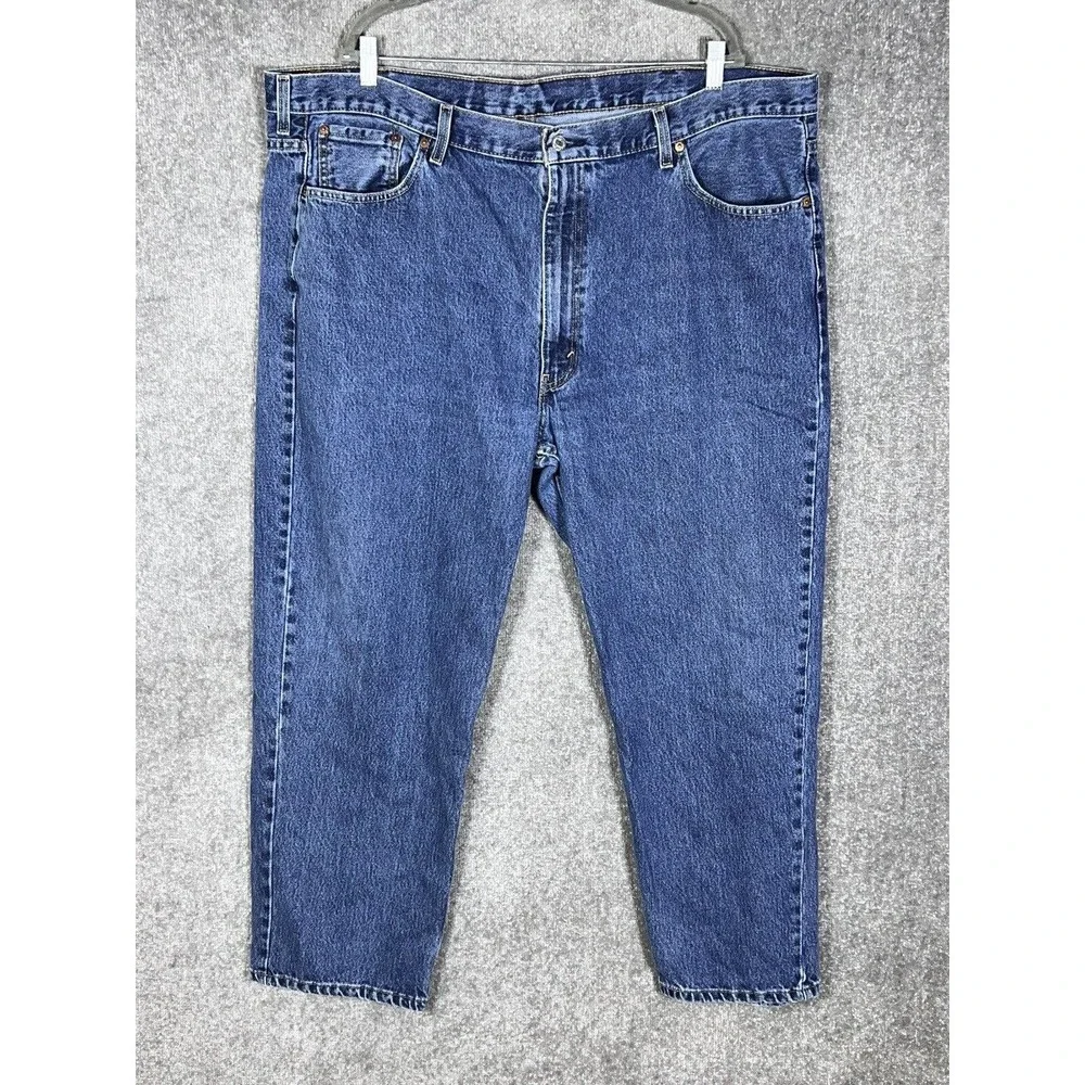 Levis 550 Straight Leg Jeans Mens Size‎ 46x30 Blue Denim Cotton